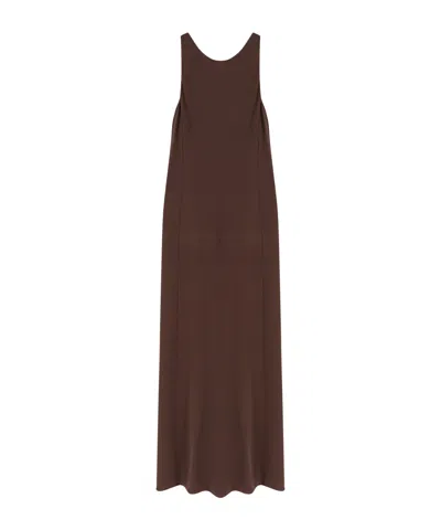 MAX MARA MAX MARA POMPEI CREWNECK SLEEVELESS DRESS