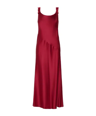 Max Mara Sleeveless Dress In Red