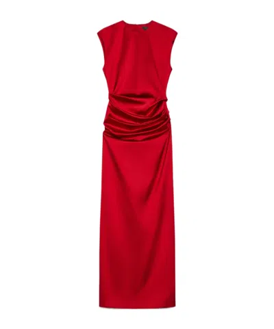 Max Mara Sleeveless Dress In Red