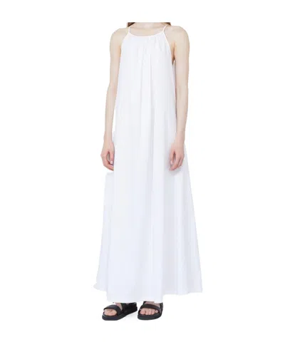 Max Mara Sleeveless Dress In White