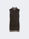 Max Mara Sleeveless Dress With Rhinestones In Black