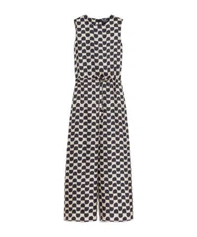 Max Mara Sleeveless Jumpsuit In Black