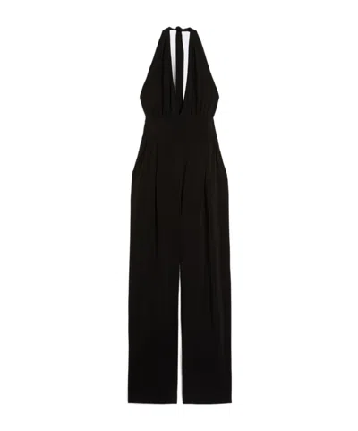 Max Mara Sleeveless Jumpsuit In Black