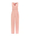 Max Mara Wide-leg Pants Jumpsuit In Pink