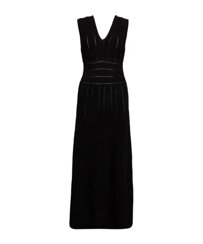 Max Mara Sleeveless Knit Dress In Multi