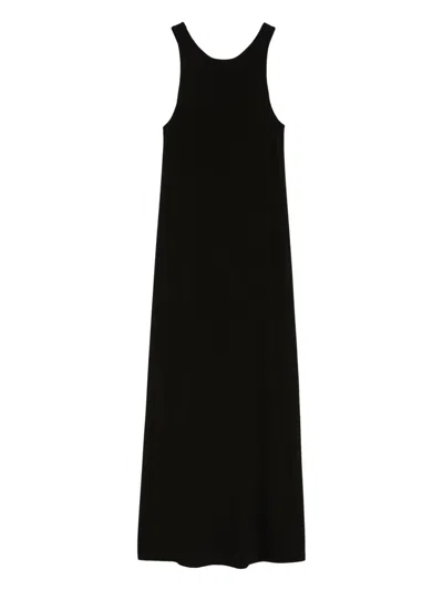 Max Mara Sleeveless Maxi Dress In Black