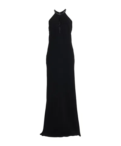 Max Mara Sleeveless Maxi Dress In Blue