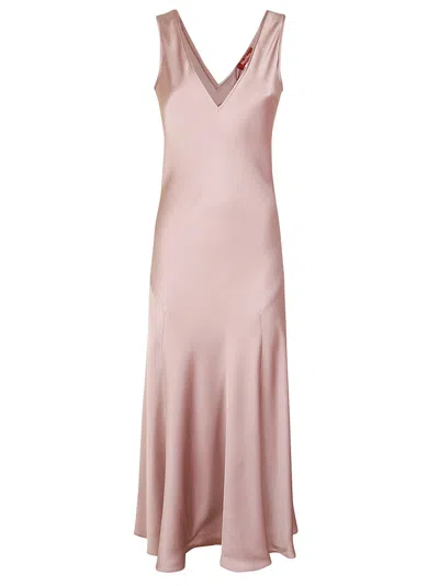 MAX MARA MAX MARA SLEEVELESS MAXI DRESS WITH DEEP V-NECKLINE