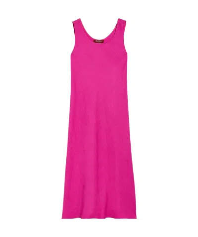 Max Mara Sleeveless Medium Length Dress In Pink
