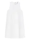 Max Mara Sleeveless Mini Dress In White