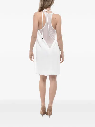 Max Mara Sleeveless Mini Dress In White