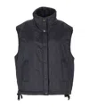 Max Mara Sleeveless Padded Jacket In Blue
