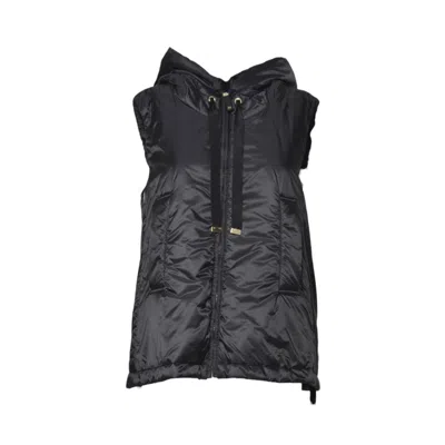 MAX MARA MAX MARA SLEEVELESS PUFFER VEST WITH HIGH COLLAR AND HOOD