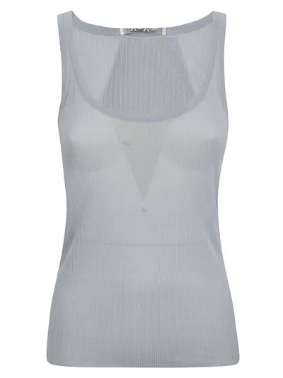 Max Mara Bastia Tank Top In Blue