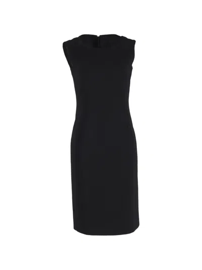 Pre-owned Max Mara Sleeveless Shift Dress In Black