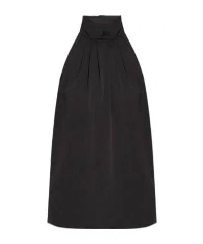 Max Mara Sleeveless Shirt In Black