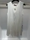 Max Mara Sleeveless Shirt In Gray