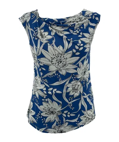 Max Mara Sleeveless Shirt In Gray