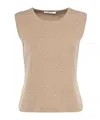 Max Mara Triangle Bikini Top Swimsuit In Nude