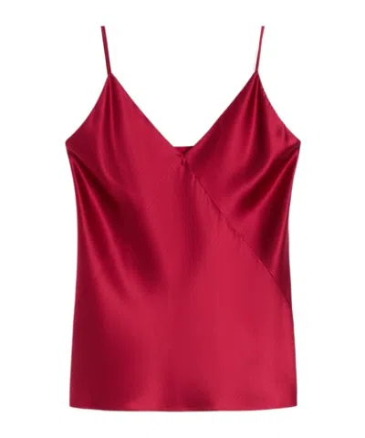 Max Mara Sleeveless Tank Top In Red