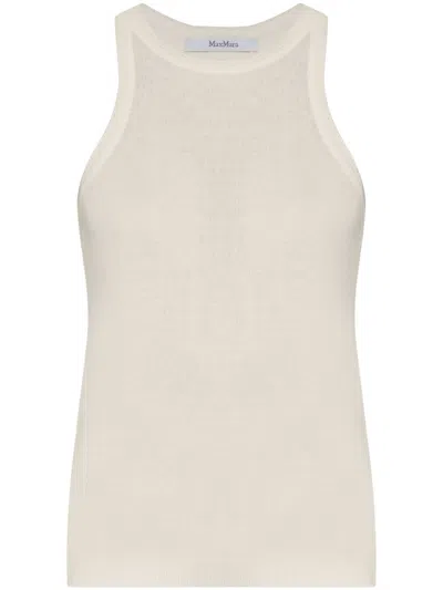 Max Mara Sleeveless Top In Brown