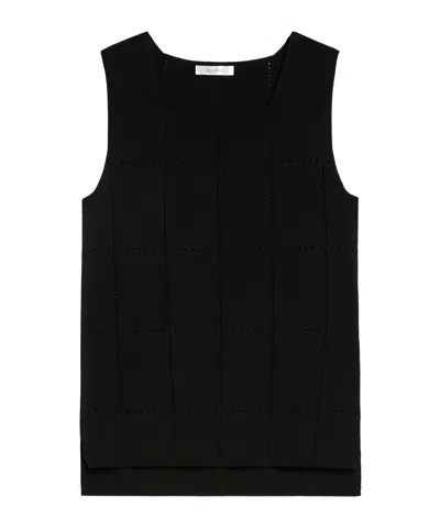 Max Mara Sleeveless Top In Black