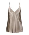 Max Mara Sleeveless Top In Brown