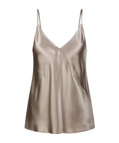 Max Mara Sleeveless Top In Brown