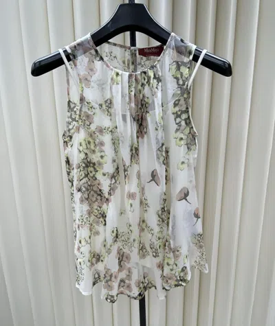 Max Mara Sleeveless Top In Multi