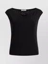 Max Mara Valzer Silk V-neck Top