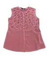 Max Mara Sleeveless Tops In Brown