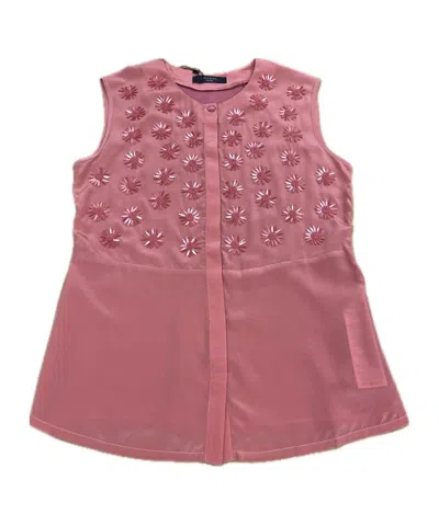 Max Mara Sleeveless Tops In Brown