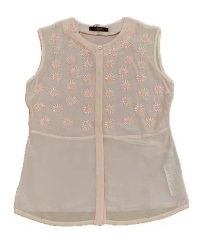 Max Mara Sleeveless Tops In Brown