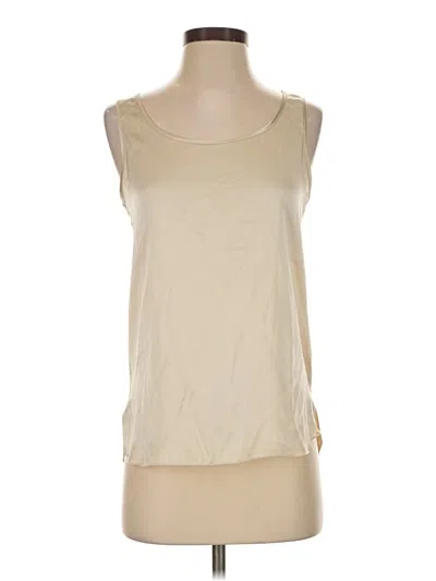 Pre-owned Max Mara Sleeveless T-shirt In Ivory