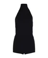 Max Mara Solid Turtleneck Sleeveless Top In Black
