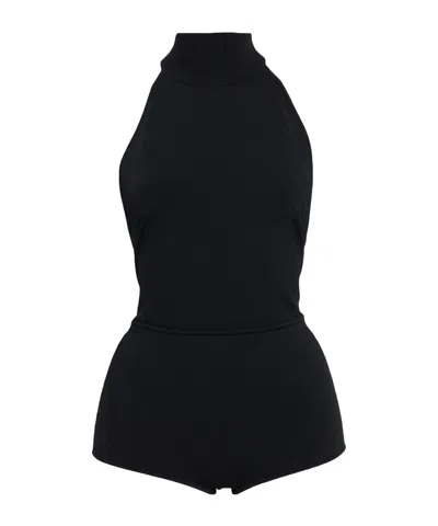 Max Mara Sleeveless Turtleneck Tank Top In Black