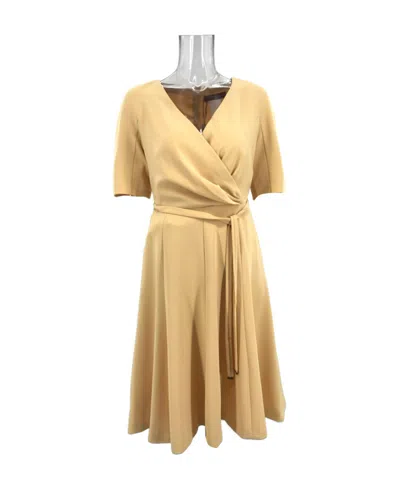 Max Mara Sleeveless V-neck Dress In Nude