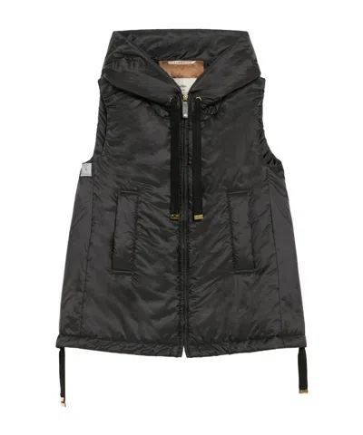 MAX MARA MAX MARA THE CUBE GREENGO ZIP-UP HOODED GILET