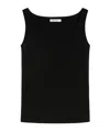 Max Mara Sleeveless Knitted Vest In Black