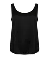 Max Mara Sleeveless Vest In Black