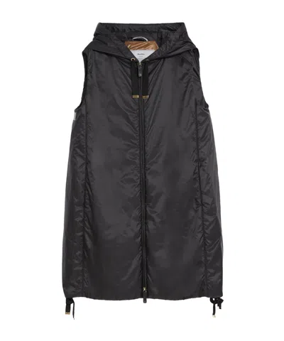 Max Mara Sleeveless Vest In Black