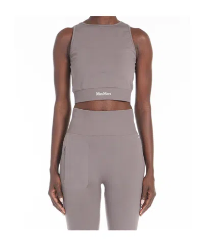 Max Mara Sleeveless Vest In Gray