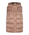 Max Mara Sleeveless Vest In Nude