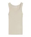 Max Mara Sleeveless Vest In Nude