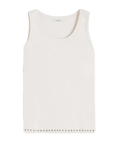 Max Mara Sleeveless Vest Top In Multi