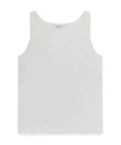 Max Mara Sleeveless Vest In White
