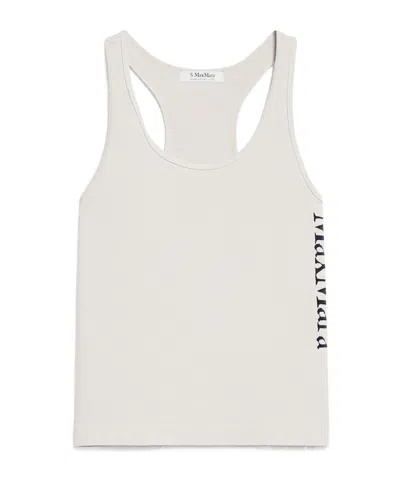 Max Mara Sleeveless Vest In White