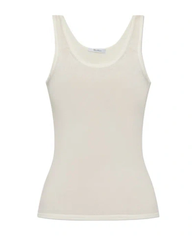 Max Mara Dinda Sleeveless Tank Top In White