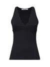 Max Mara Armida1234 Cotton Bra Tank In Black