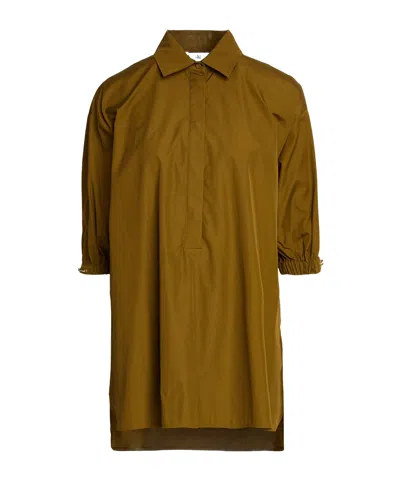 Max Mara Sleevesclassic Tops In Brown